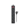 Мережевий фільтр живлення REAL-EL RS-Protect 505, 3m, black (EL122300045)