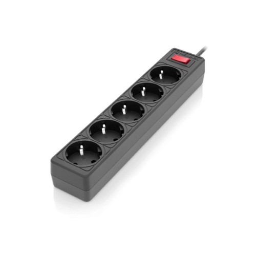 Мережевий фільтр живлення REAL-EL RS-Protect 505, 3m, black (EL122300045)