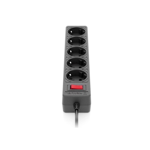 Мережевий фільтр живлення REAL-EL RS-Protect 505, 3m, black (EL122300045)