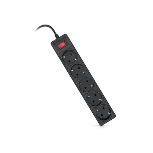 Мережевий фільтр живлення REAL-EL RS-Protect 505, 3m, black (EL122300045)