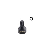 Торцева головка Toptul TORX T10 1/4" цільна (BCFB0810)