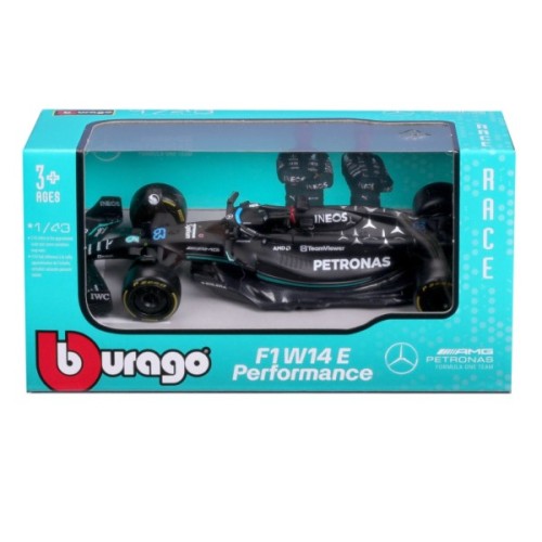 Масштабна модель автомобіля Bburago Mercedes-AMG F1 W14 E Performance (2023) (143) (18-38080)
