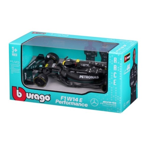 Масштабна модель автомобіля Bburago Mercedes-AMG F1 W14 E Performance (2023) (143) (18-38080)