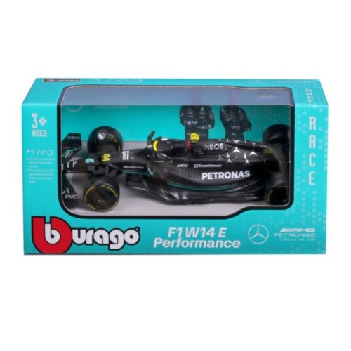 Масштабна модель автомобіля Bburago Mercedes-AMG F1 W14 E Performance (2023) (143) (18-38080)