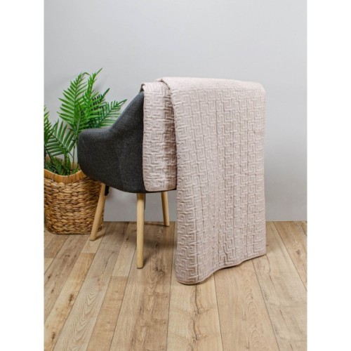 Покривало Home Line стьобане (темно-бежевий) 210х240 (182154)