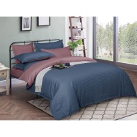 Постільна білизна MirSon SatinStripe 30-0020 + 30-0008Lovelin 220х240 King Size (2200005265888)