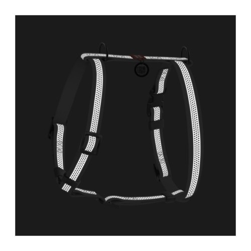 Шлея для собак WAUDOG Waterproof анатомічна Н-подібна з QR-паспортом XL сіра (324411)