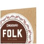 Струни для гітари D'Addario Folk Nylon 80/20 Bronze Ball End Black Treble (EJ34)