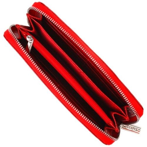 Гаманець Canpellini З натуральної шкіри Червоний (21613)