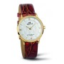 Наручний годинник Seculus 1610.1.106 white, pvd, brown leather