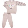 Спортивний костюм дитячий Breeze з метеликом (22103-104G-beige)
