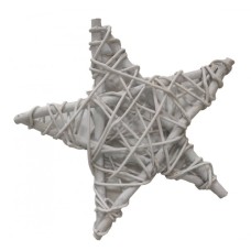 Прикраса декоративна YES! Fun Зірка ротангова біла 25 см (974256)