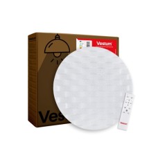 Світильник Vestum CELL зоряне небо 60W 375*60мм 3000К- 6500К з ДК 1срібло (VS-91039)