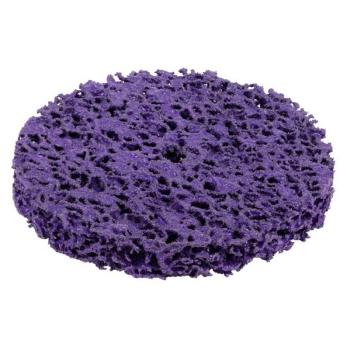 Круг зачистний Sigma з нетканого абразиву (корал) 100мм без тримача фіолетовий твердий (9175661)