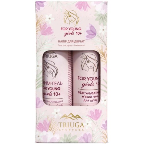 Набір косметики Triuga Ayurveda For Young Girls Гель для душу 250 мл + Інтим гель 300 мл (4820164642054)