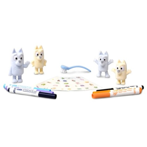 Набір для творчості Crayola Washimals Bluey 4 персонажі, 6 фломастері (74-0253)