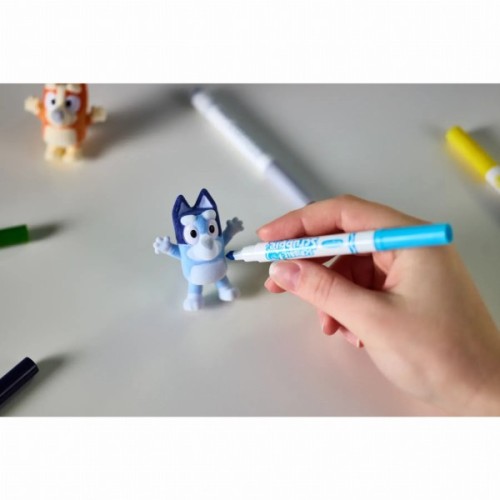 Набір для творчості Crayola Washimals Bluey 4 персонажі, 6 фломастері (74-0253)