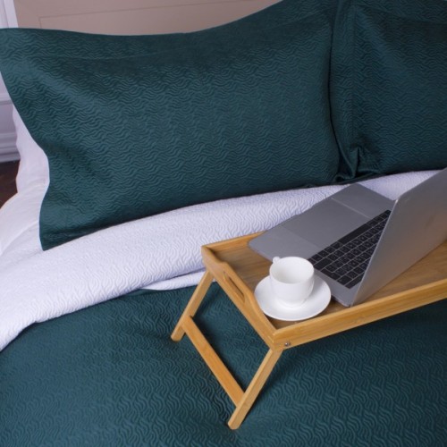 Покривало MirSon набір Imperial Green Line покривало 180х210 см + наволочки 50х70 см х 2 шт (2200007177967)