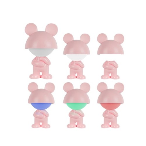 Нічник Kite Світильник LED з акумулятором Dreamy Mouse, рожевий (K25-315-2-2)