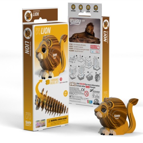 Пазл Eugy 3D Зоопарк Лев (XEG-070)