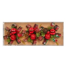 Прикраса декоративна Chomik Кульки з шишкою 11 см, комплект 3 шт червоні (5900779856004_1)