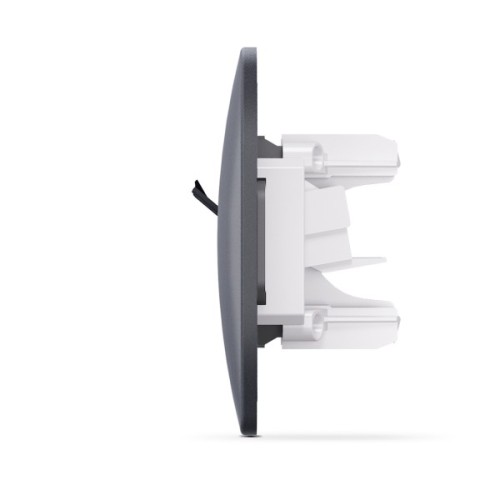 Комп'ютерна розетка Videx BINERA CAT6 + CAT6 подвійна черн (VF-BNSK2PC6-BG)