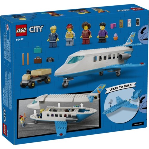 Конструктор LEGO City Пасажирський літак (60492)