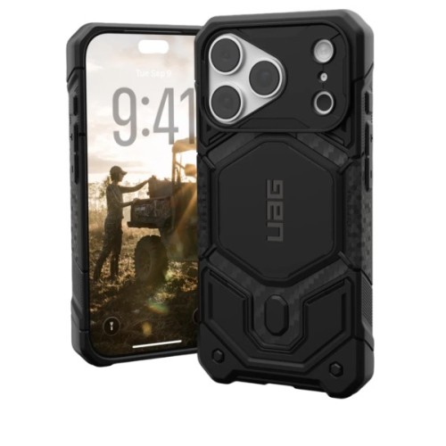 Чохол до мобільного телефона UAG Monarch Pro Magsafe iPhone 18 Pro Carbon Fiber (114569114242)