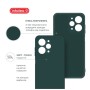 Чохол до мобільного телефона Intaleo Silicone Xiaomi Redmi 12 Dark Green (1283126600623)