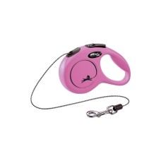 Повідець для собак Flexi New Classic XS трос 3 м (рожевий) (4000498022436)
