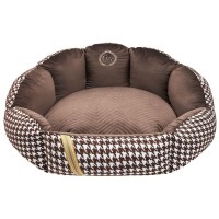 Лежак для тварин Chloe's Home Positano S коричневий (CLH4524)