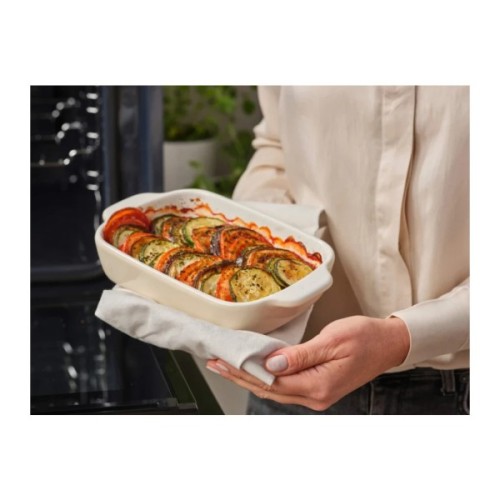 Форма для випікання KitchenAid з кришкою керамогранітна 0,9 л Кремова (CC006105-001)