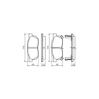 Гальмівні колодки Bosch 0 986 490 440