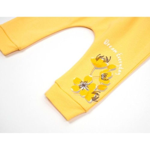 Набір дитячого одягу Miniworld з квіточками (16350-62G-yellow)