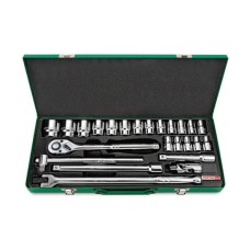 Набір інструментів Toptul головки з тріскачкою 1/2" 24од. (6-гр.) (GCAD2401)