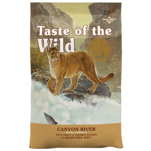 Сухий корм для кішок Taste of the Wild Canyon River Feline Formula з фореллю та лососем 2 кг (0074198612383)