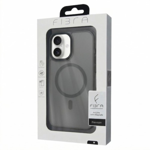 Чохол до мобільного телефона BeCover FIBRA ArcLine MagSafe Apple iPhone 17 Gray (715374)