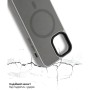 Чохол до мобільного телефона BeCover FIBRA ArcLine MagSafe Apple iPhone 17 Gray (715374)