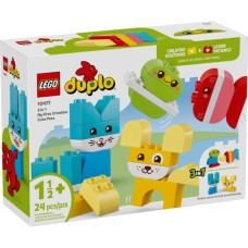 Конструктор LEGO DUPLO My First Чарівні творчі домашні улюбленці 3 в 1 (10477)