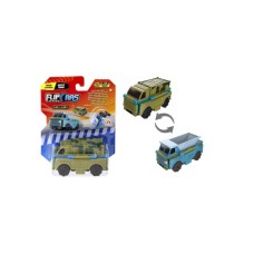 Машинка для дітей Flip Cars 2 в 1 Військова вантажівка і Самоскид (EU463875-27)