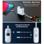 Батарея універсальна Choetech 10000mAh, 35W, PD/3.0, LED Display, buid-in type-C cabel, Blue (B832-LBE)