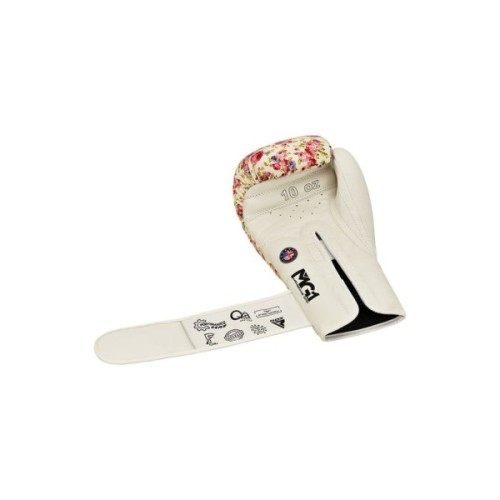 Боксерські рукавички RDX FL-6 White 10 oz (BGR-FL6W-10oz)