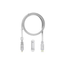 Дата кабель 6in1 inCharge XL 3.0m white Rolling Square (XLL02R)