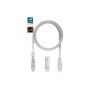 Дата кабель 6in1 inCharge XL 3.0m white Rolling Square (XLL02R)
