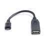 Перехідник OTG USB 2.0 AF to Micro 5P 0.1m REAL-EL (EL123500014)