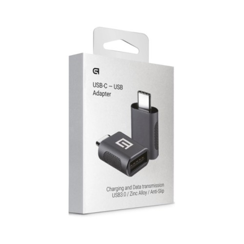 Перехідник OTG USB 2.0 AF to USB-C Space Grey Armorstandart (ARM69356)