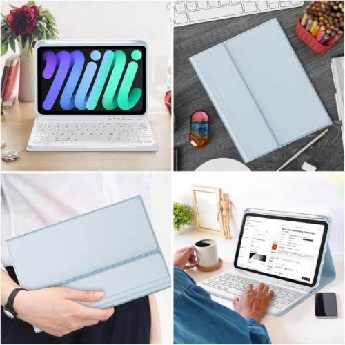 Чохол до планшета BeCover with keyboard Apple iPad Pro 13" M4 2024 Light Blue (713005)