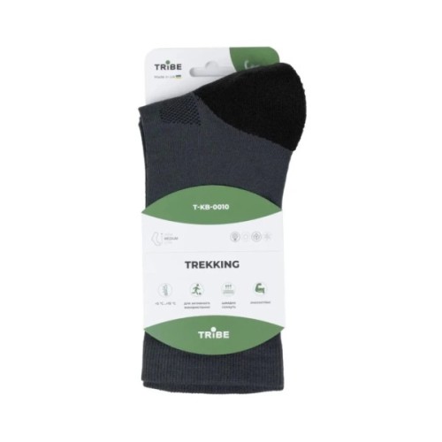 Шкарпетки Tribe Trekking T-KB-0010-grey, 44-46 (T-KB-0010-grey-44-46)