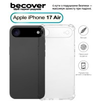 Чохол до мобільного телефона BeCover Anti-Shock Apple iPhone 17 Air Clear (713795)