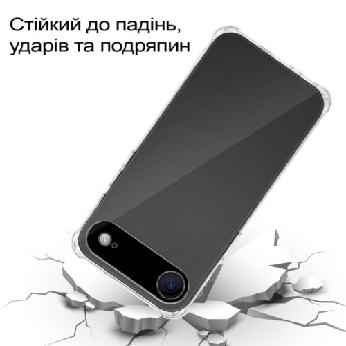 Чохол до мобільного телефона BeCover Anti-Shock Apple iPhone 17 Air Clear (713795)